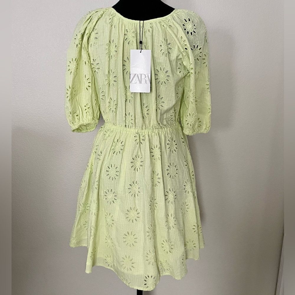 NWT Zara Openwork Embroidered Dress - Picture 10 of 14
